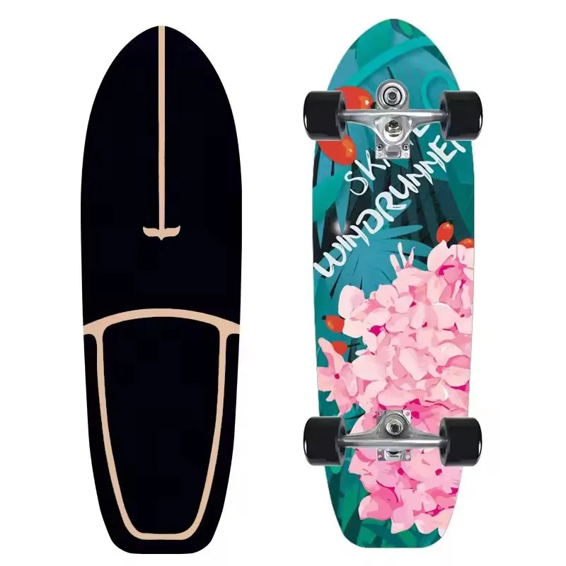 Land Surfboard Beginner Surfboard Exercise Brush Street Big Fish Board Walking Skateboard Longboard Penny Board For Beginner