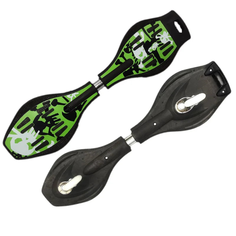 Skateboarding Beginner You Longban 2 Two Wheels 10 Adult Swinging 15 Vibrant Snake Scooter Wave Board Skateboard
