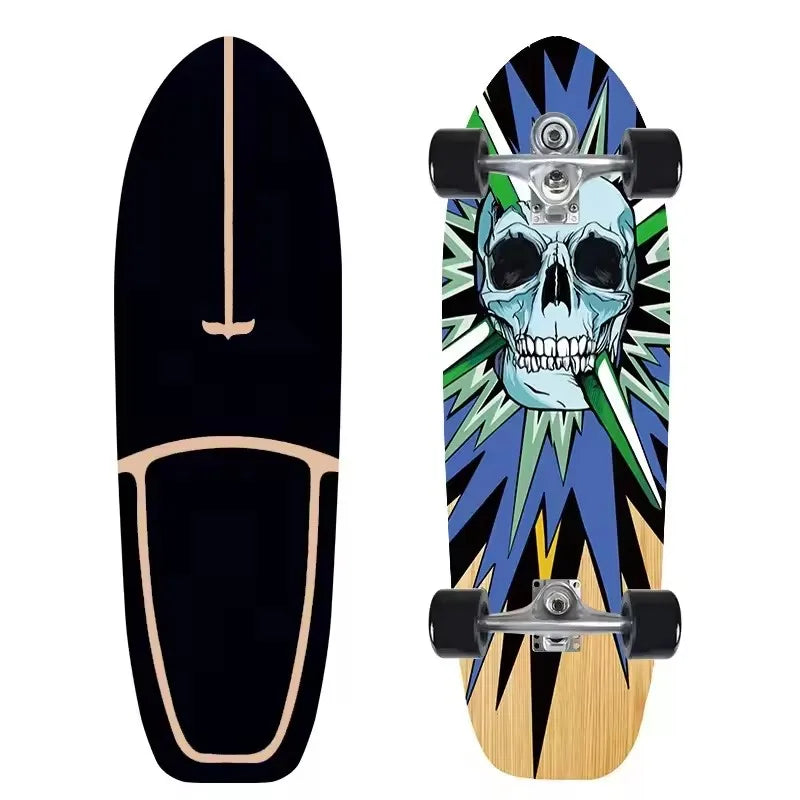Land Surfboard Beginner Surfboard Exercise Brush Street Big Fish Board Walking Skateboard Longboard Penny Board For Beginner