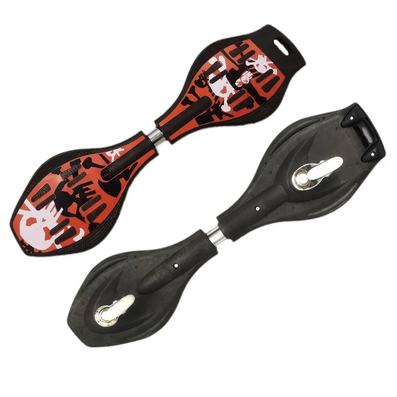 Skateboarding Beginner You Longban 2 Two Wheels 10 Adult Swinging 15 Vibrant Snake Scooter Wave Board Skateboard