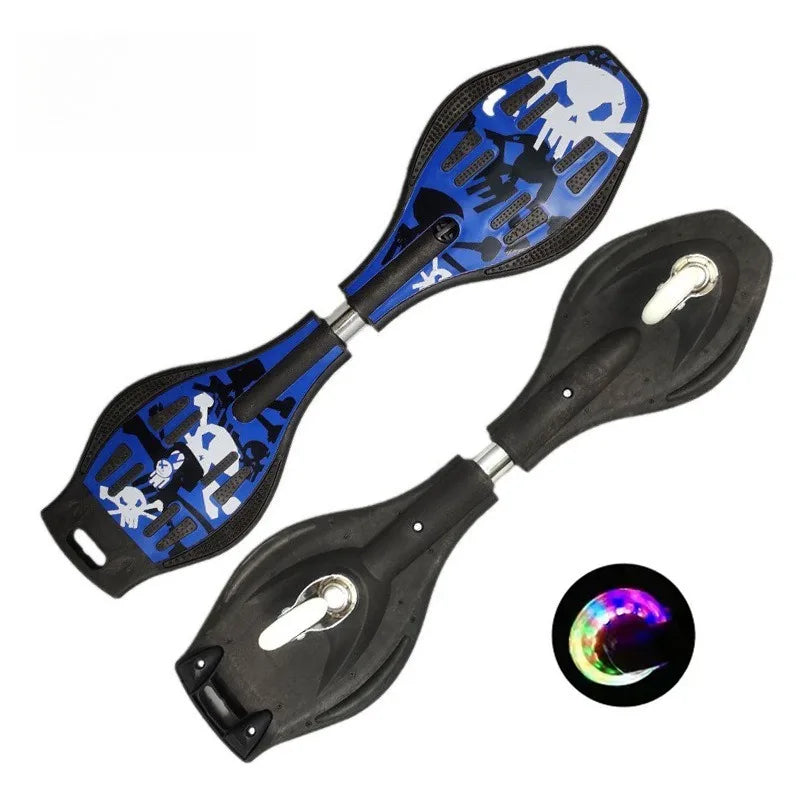 Skateboarding Beginner You Longban 2 Two Wheels 10 Adult Swinging 15 Vibrant Snake Scooter Wave Board Skateboard
