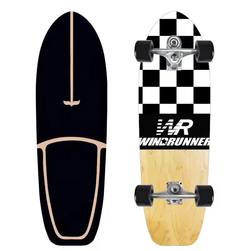 Land Surfboard Beginner Surfboard Exercise Brush Street Big Fish Board Walking Skateboard Longboard Penny Board For Beginner